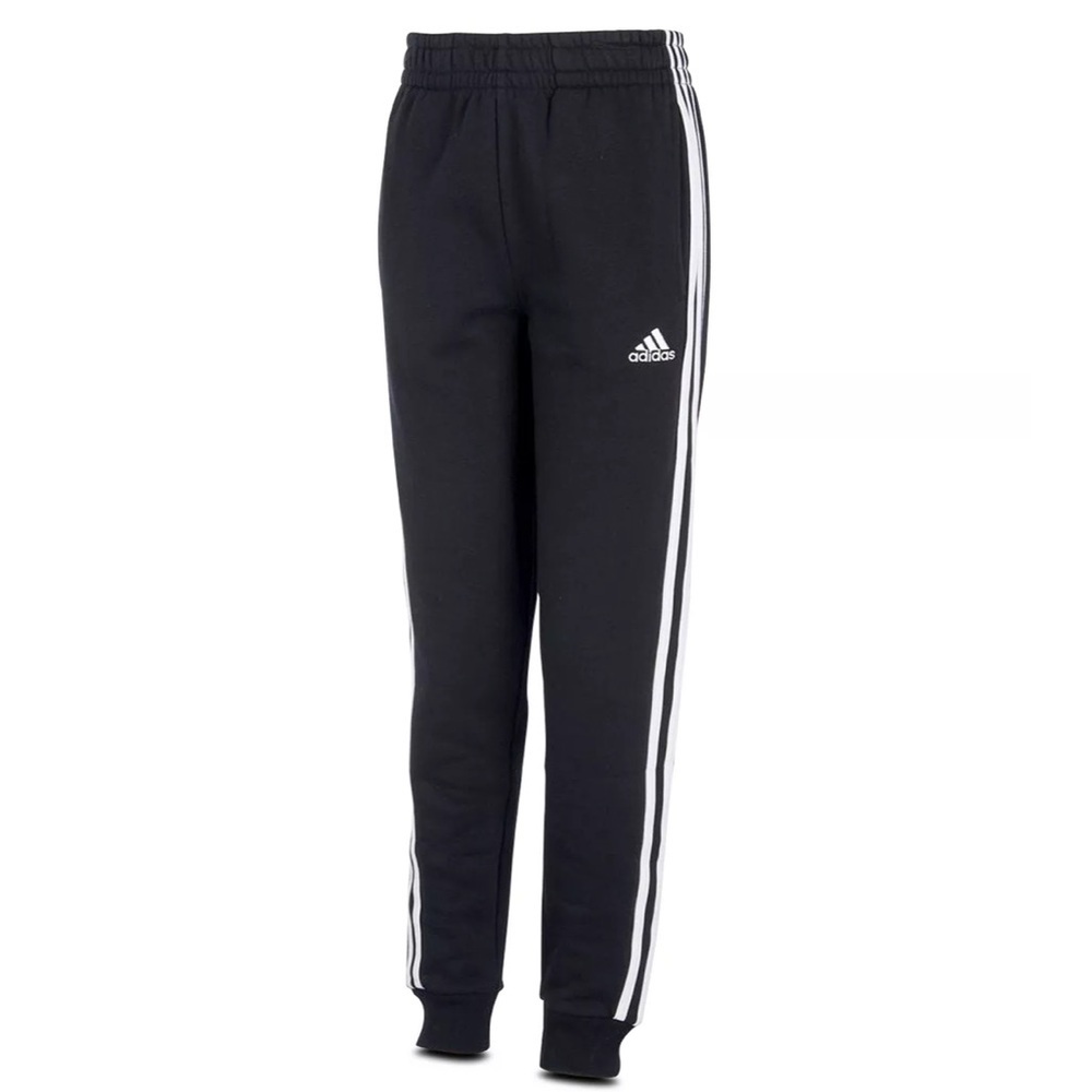 adidas Black and White Kids Sweatpants